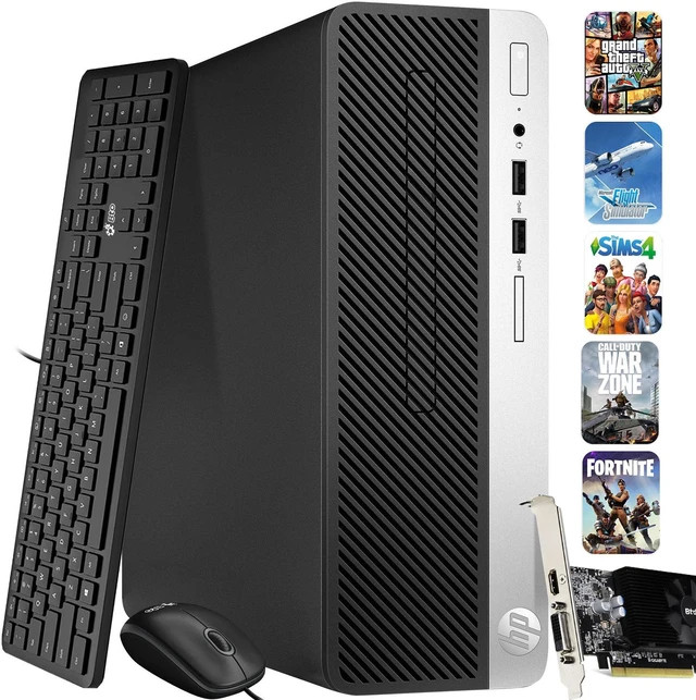 HP G3 Gaming Desktop SFF i7-6700 16GB RAM 512GB SSD AMD RX 550 & W10 Pro Renewed