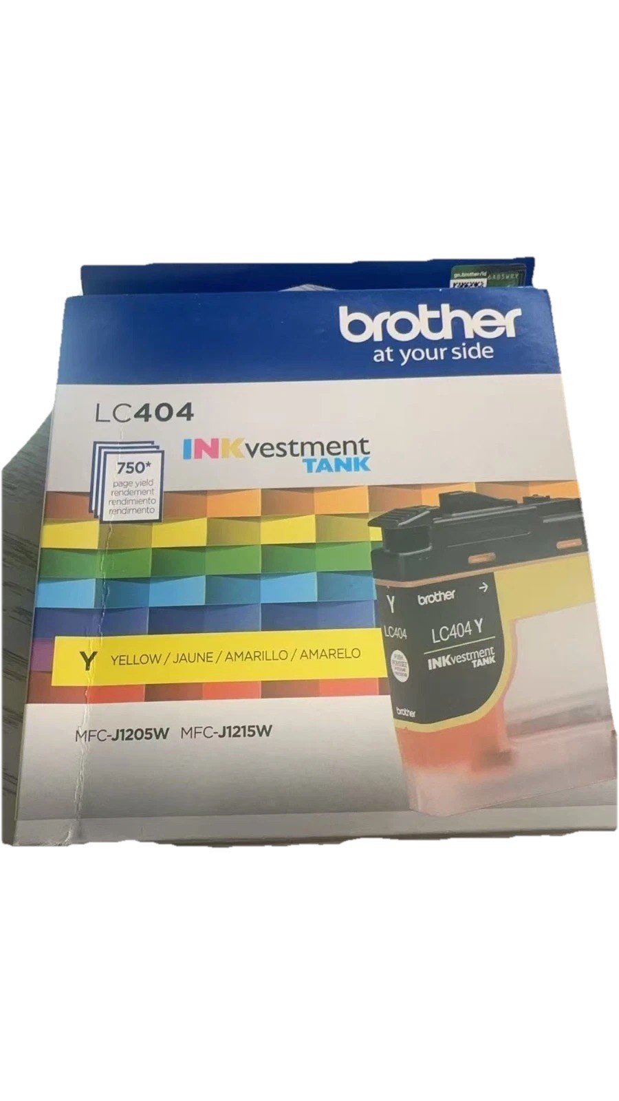 Brother LC404Y Yellow INKvestment Tank Ink Cartridge – Genuine – New Other