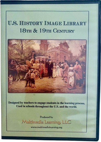 U.S. History Image Library 18th-19th Centuries 3,500+ CD-ROM Teachers Homeschool