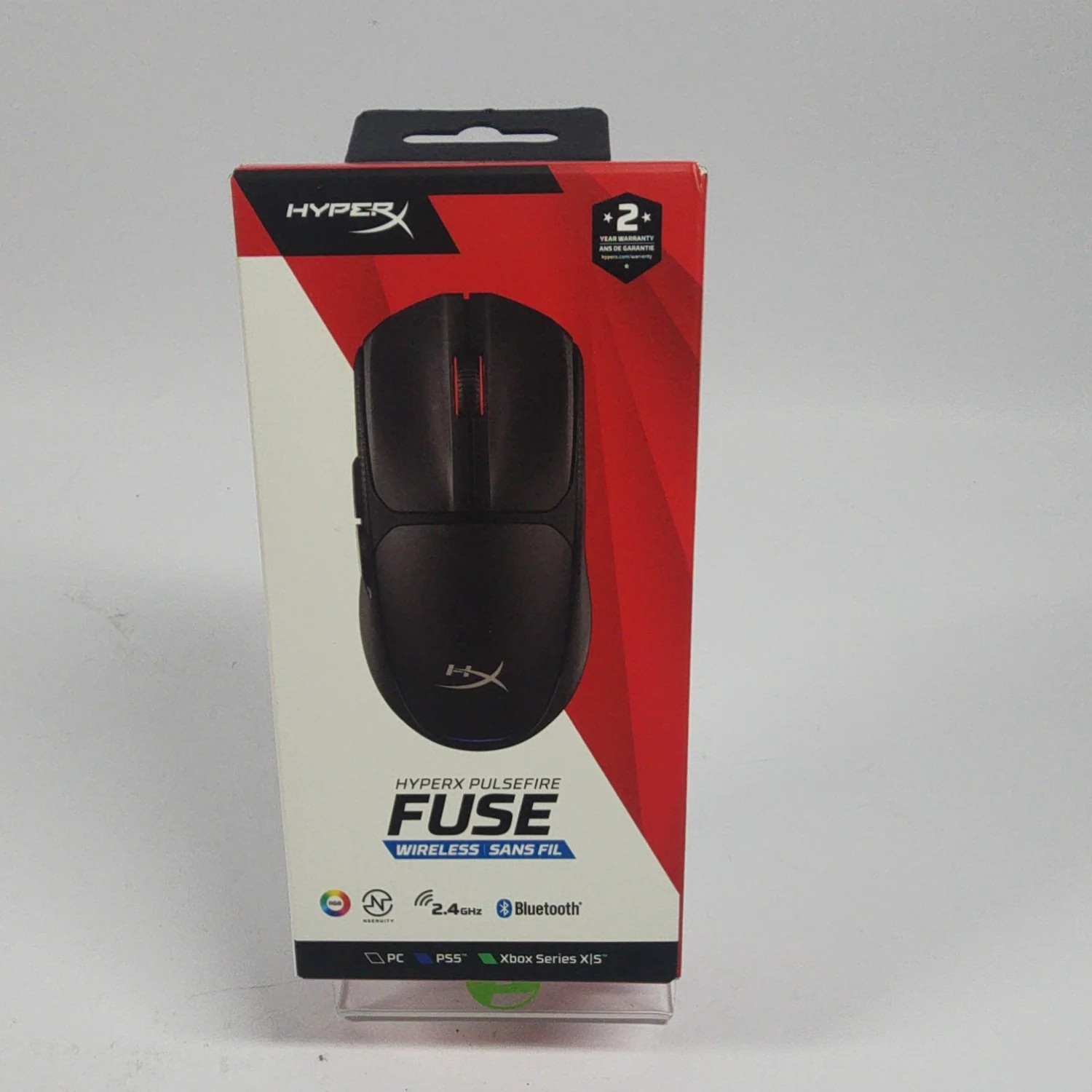 New HyperX Pulsefire Fuse P16842-001 Wireless Gaming Mouse Black
