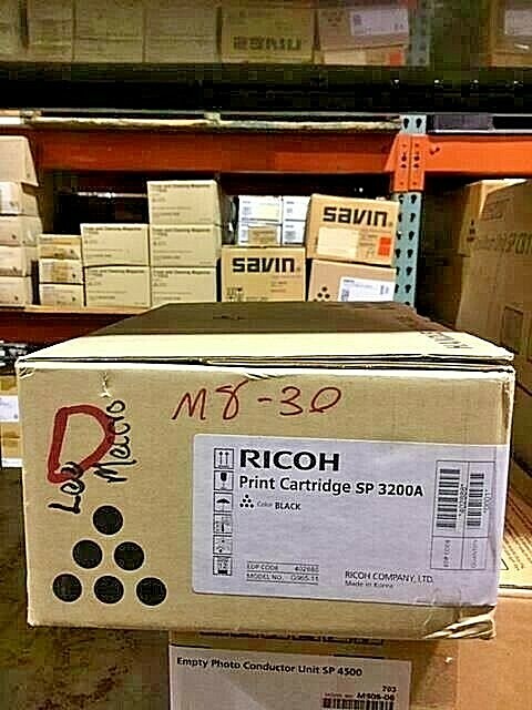 RICOH GENUINE 402888 (407172) BLACK SP3200A TONER