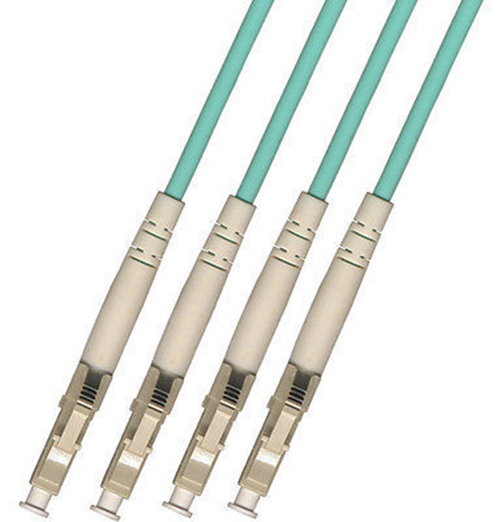 75M INDOOR ARMORED LC-LC 4 STRANDS OM3 50/125 MULTIMODE FIBER  CABLE