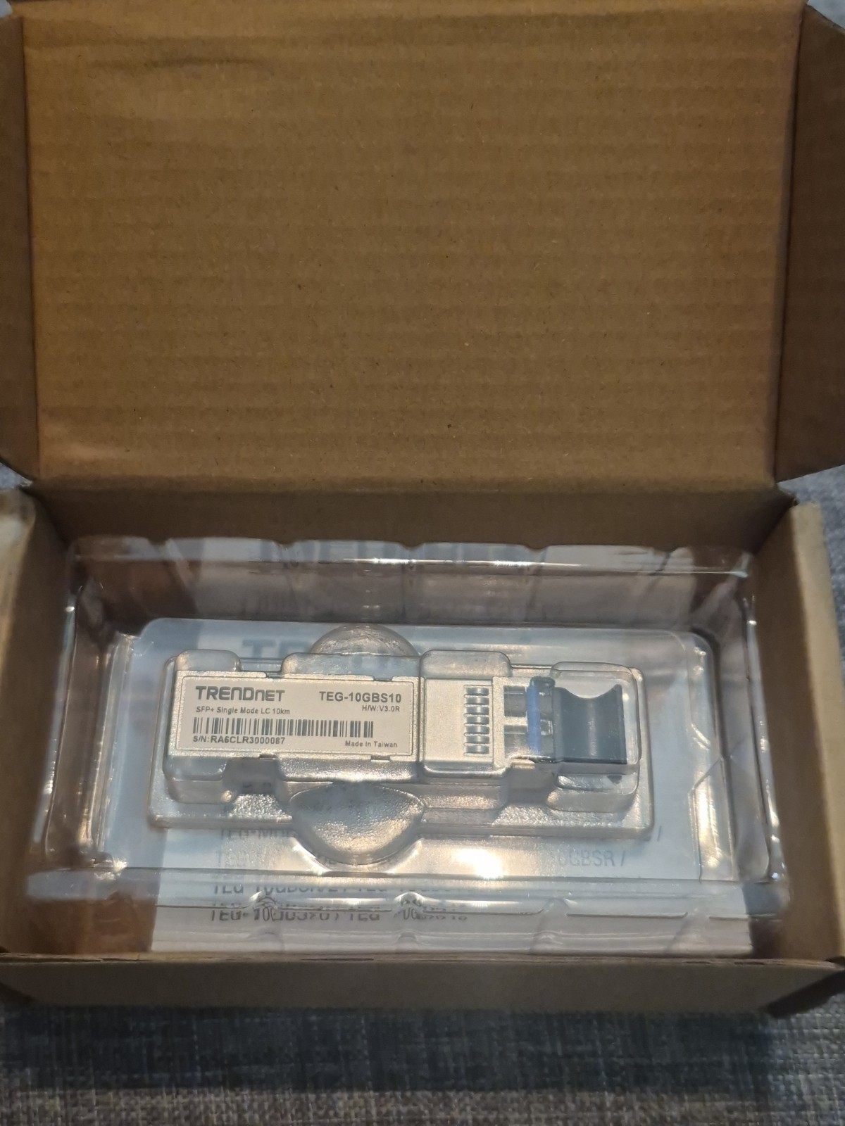 TRENDnet TEG-10GBS10 compatible 10GBASE-LR SFP+LR 1310nm 10km LC DOM SMF