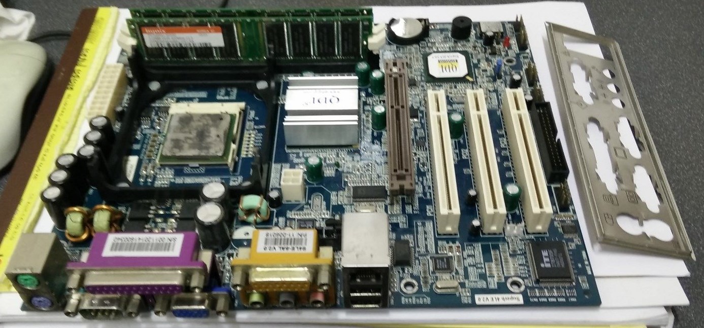 QDI S4LE-6AL Superb 4LE V2.0 ATX Socket 478 Motherboard w/2.4GHz, 1GB, I/O Plate