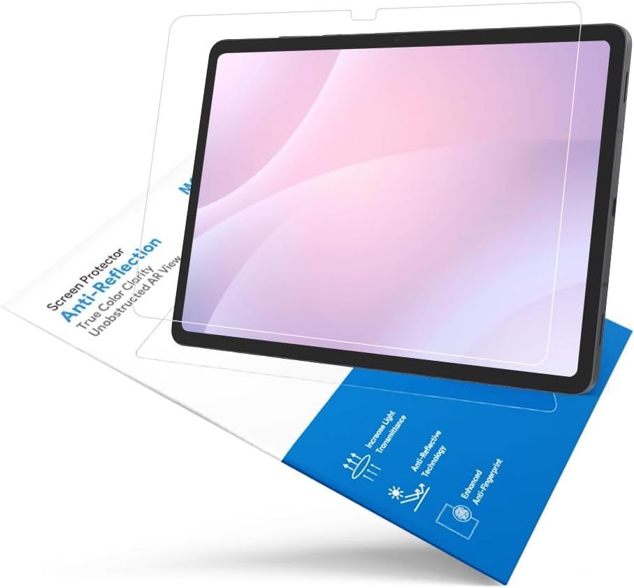Ultra HD Clear 2 Pack Anti-Reflection Screen Protectors for Samsung Galaxy Tab