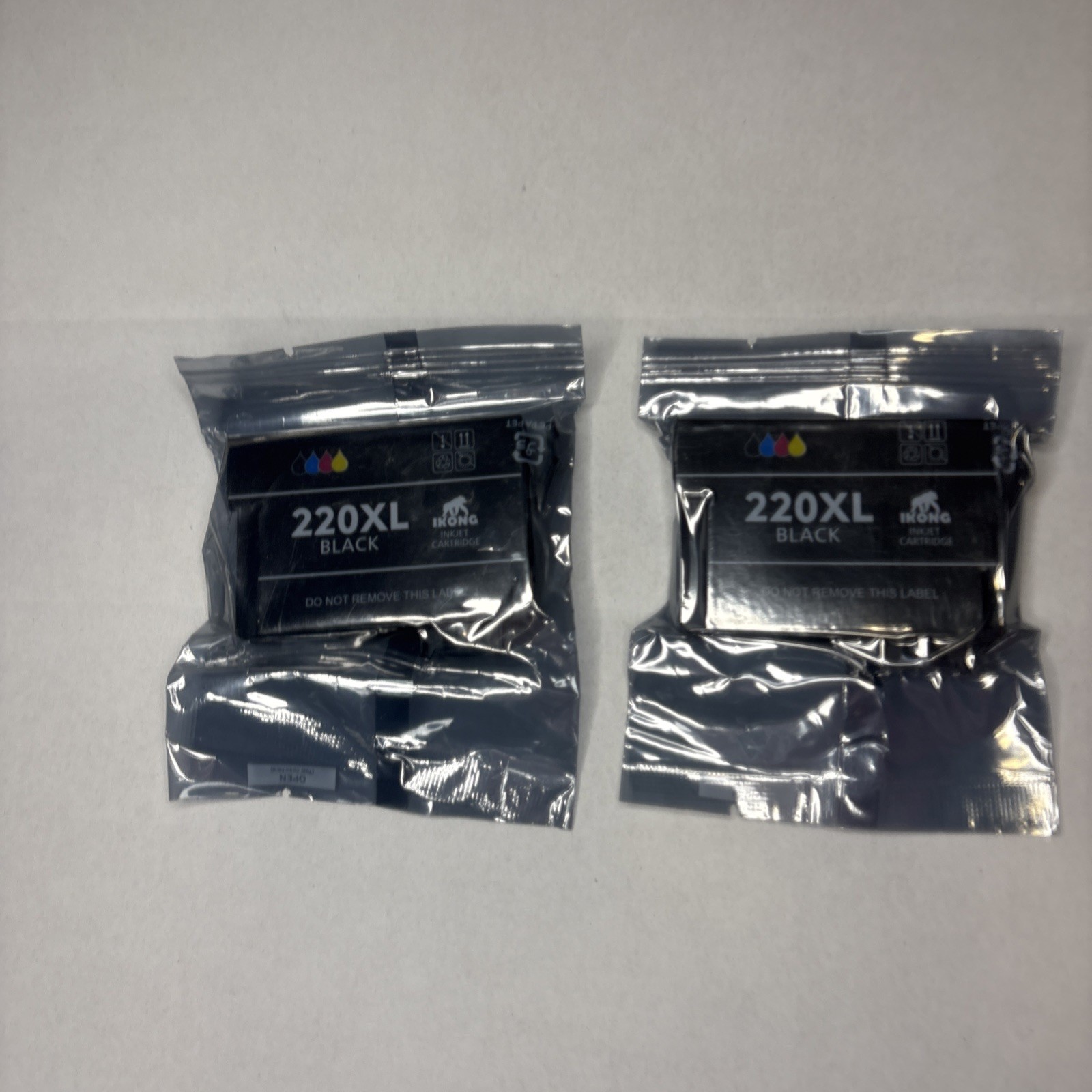 iKong Ink fits Epson 220XL - New Actual Pictures Factory Sealed (2) Cartridges