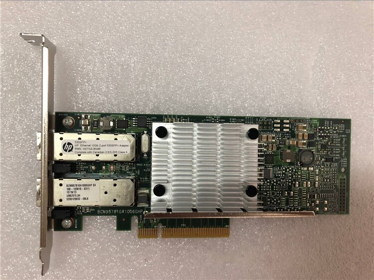 HP NC530SFP 10GBe Dual Port Ethernet Adapter 656244-001  652501-001 bcm57810s