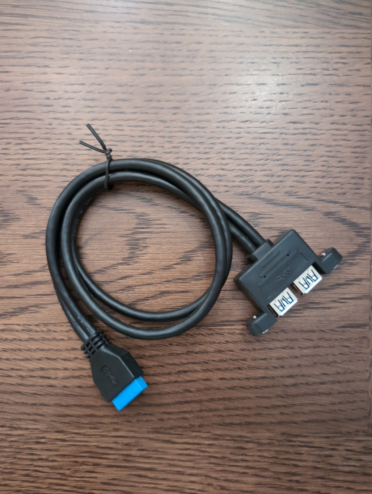 USB 3.0 Front Panel Header Male to 2 USB 3.0 Panel Mount