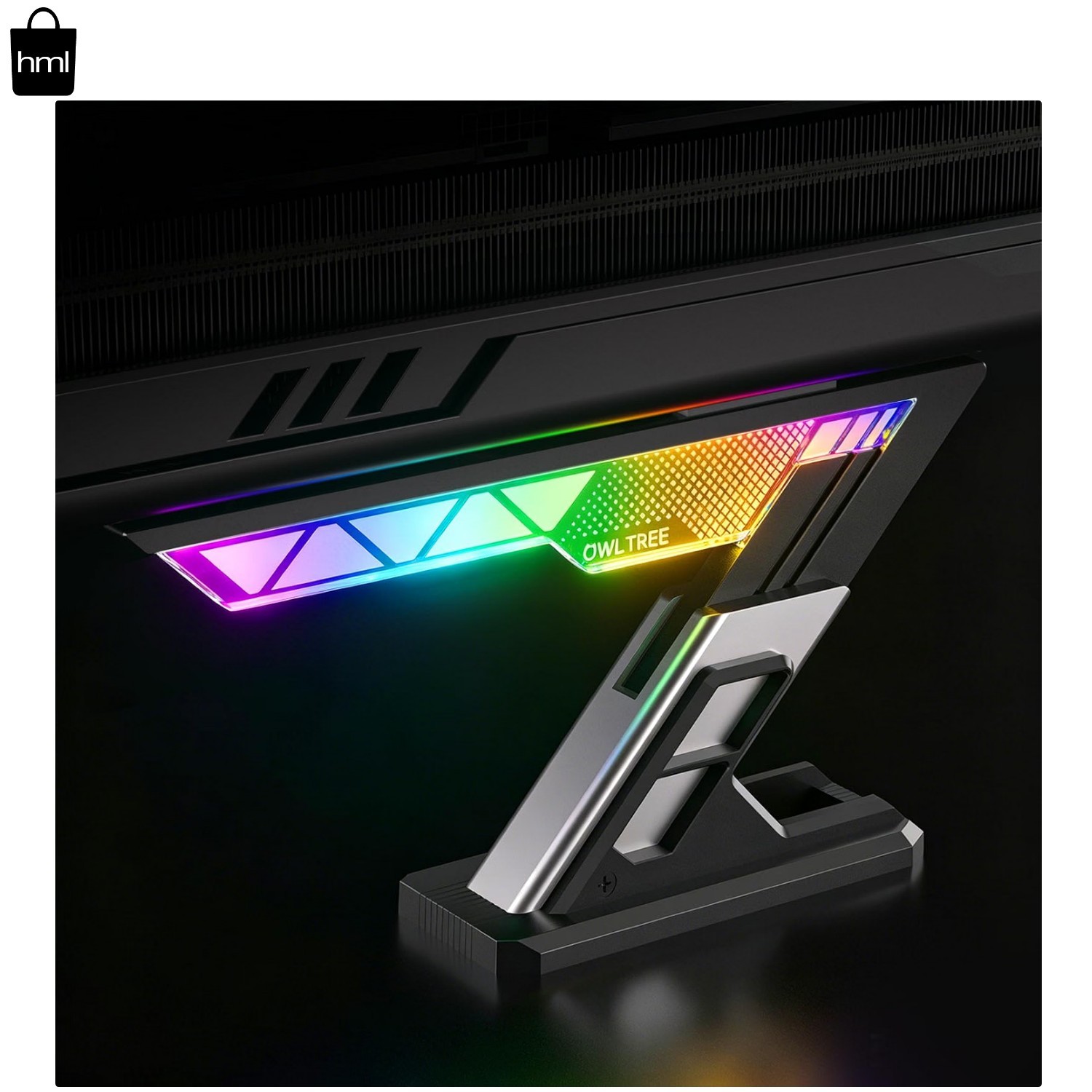 GPU Anti Sag Bracket Aluminum Acrylic ARGB Support GPU Bracket Stand Holder