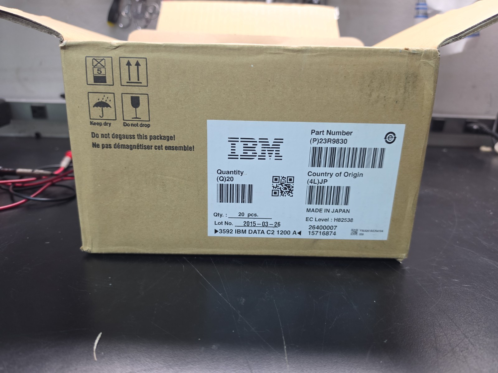NEW SEALED Lot of 20 IBM 23R9830 3592 JB Tape 20-pack DATA C2 