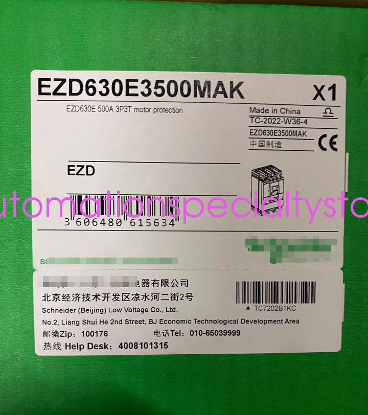 1PCS NEW EZD630E3500MAK breakers shipping  Via DHL or Fedex