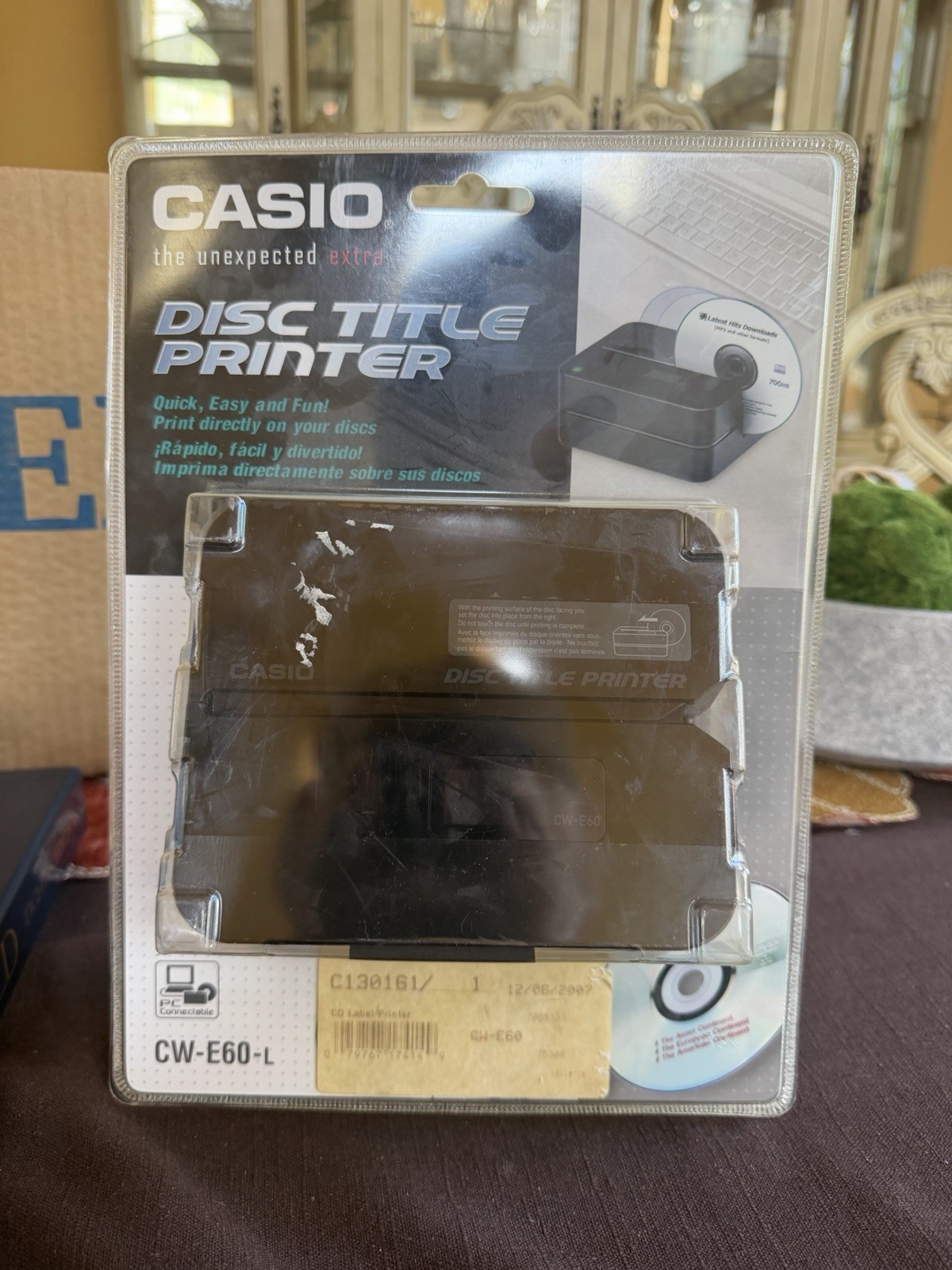 Casio Disc Title Printer Sealed