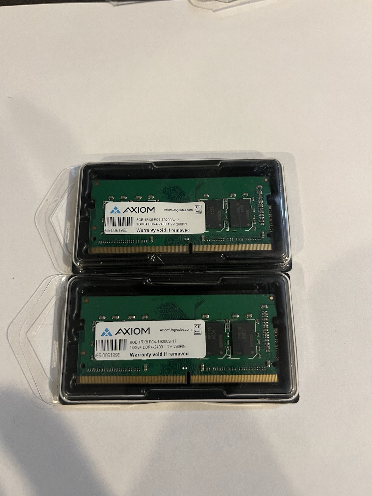 AXIOM 16GB (2x8GB) 1RX8 PC4-19200S-17 1GX64 DDR4-2400 1.2V 260PIN