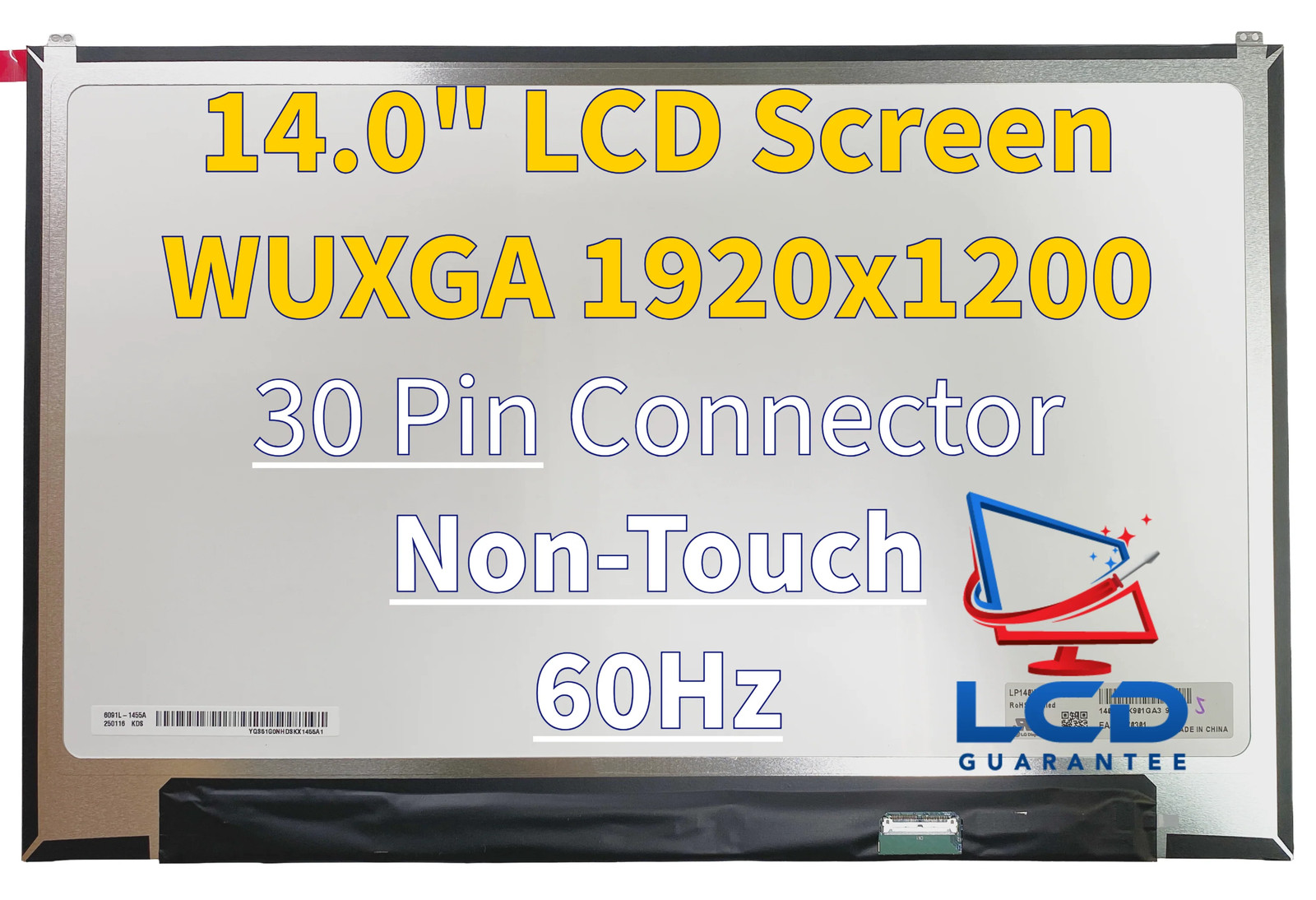 LG Gram 14Z90P-K.AAB6U1 14.0" Non-Touch Replacement IPS FHD LCD Screen Panel