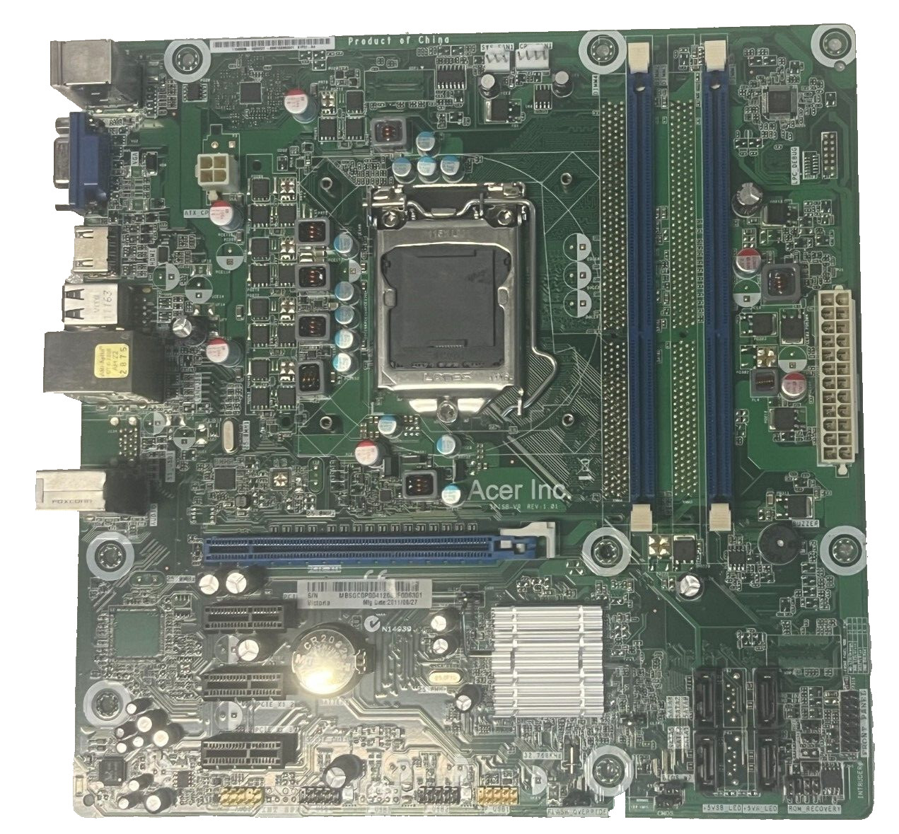 Acer Aspire M1930 IPISB-VR motherboard Socket 1155 DDR3  MB.SGC0P.004