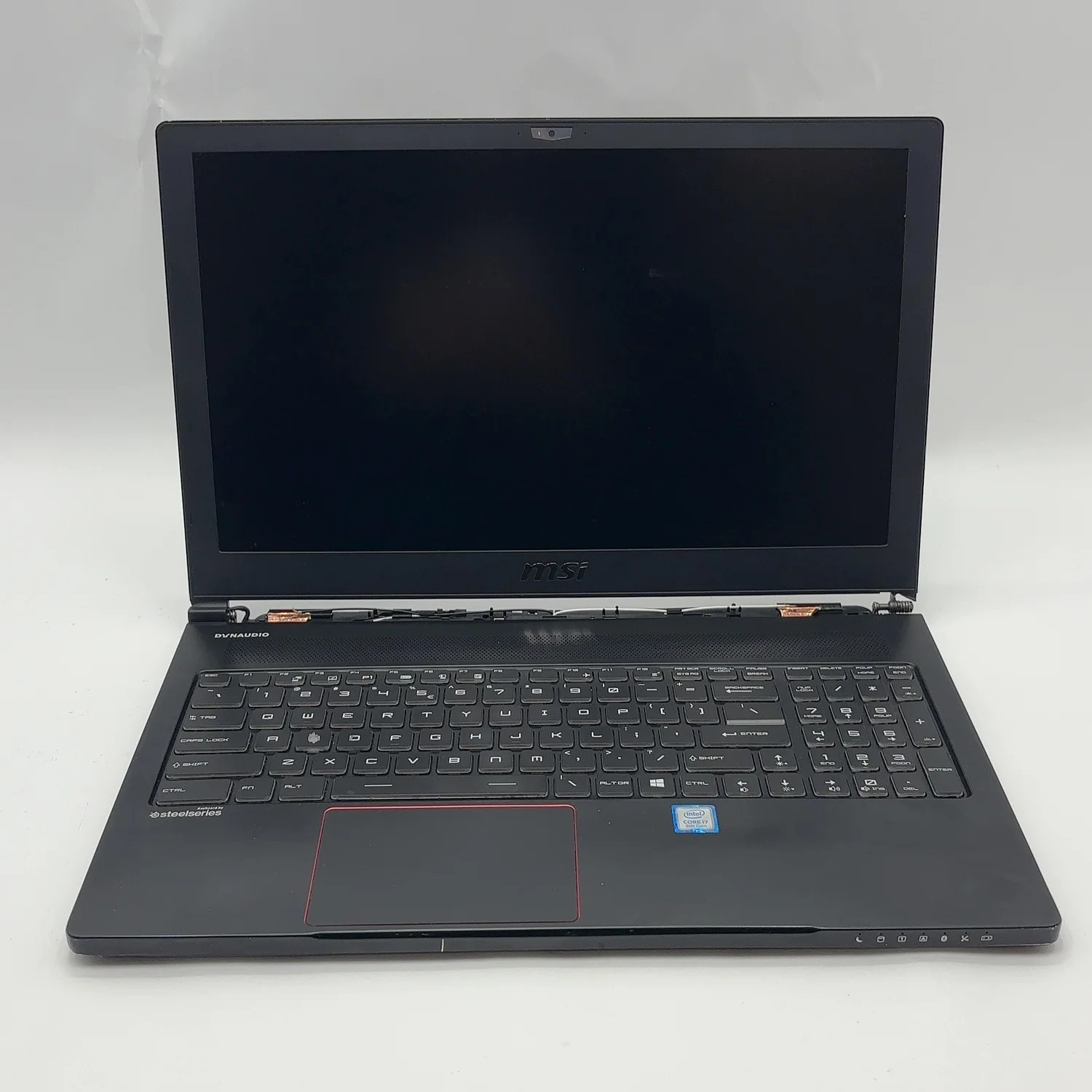 Broken MSI Stealth 8RE  15.6" i7-8750H 16GB RAM 256GB SSD 1TB HDD 1060  Read