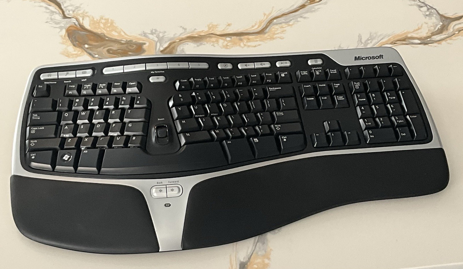 Microsoft Natural Wireless Ergonomic Keyboard 7000,no Dongle