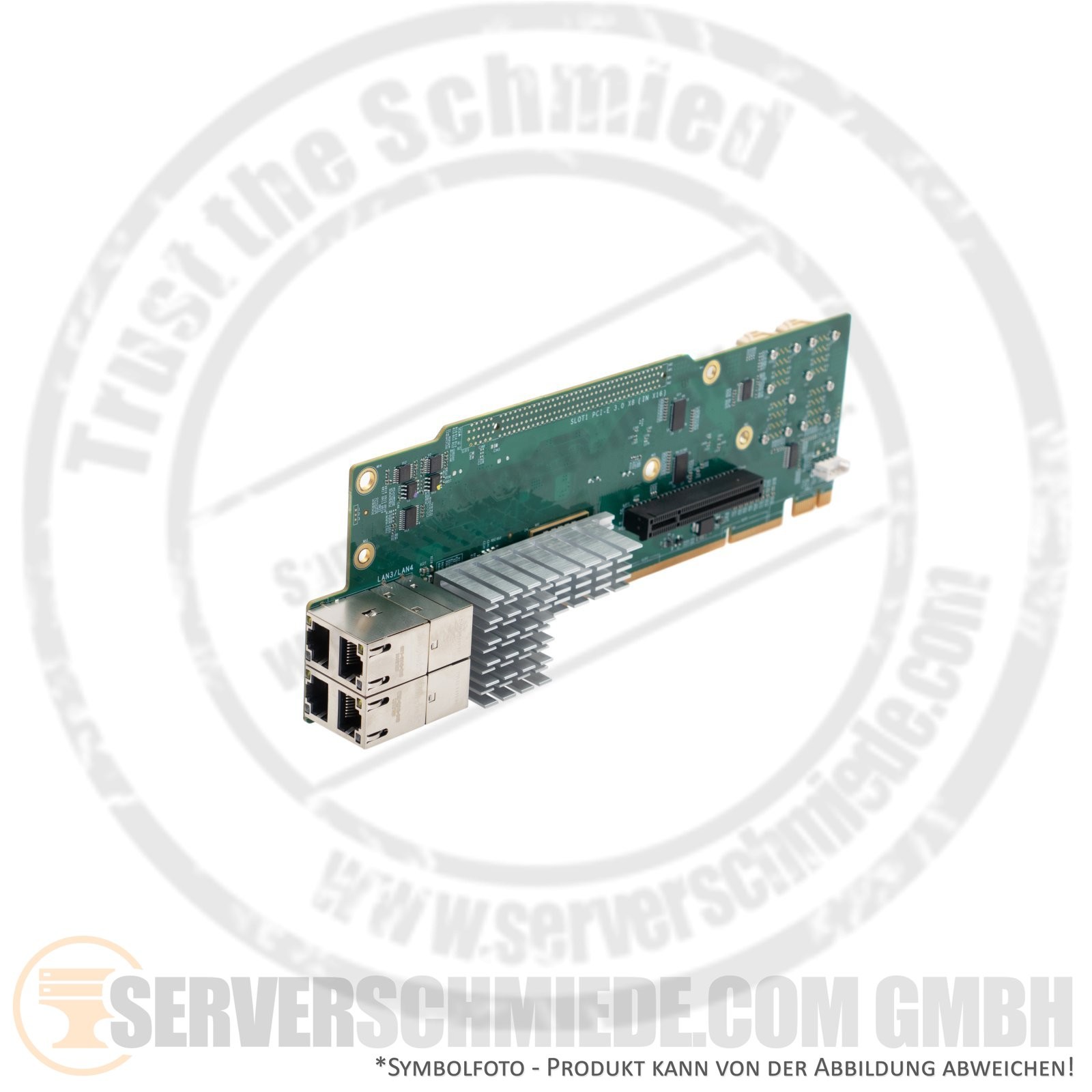 Supermicro Ultra Riser 1x x8 PCIe 4x 10Gb X540 AOC-2URN4-I4XT