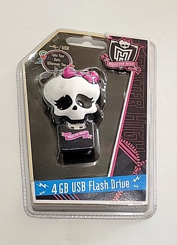 Monster High 4GB USB Flash Drive Computer Laptop Games MAC PC SAKAR