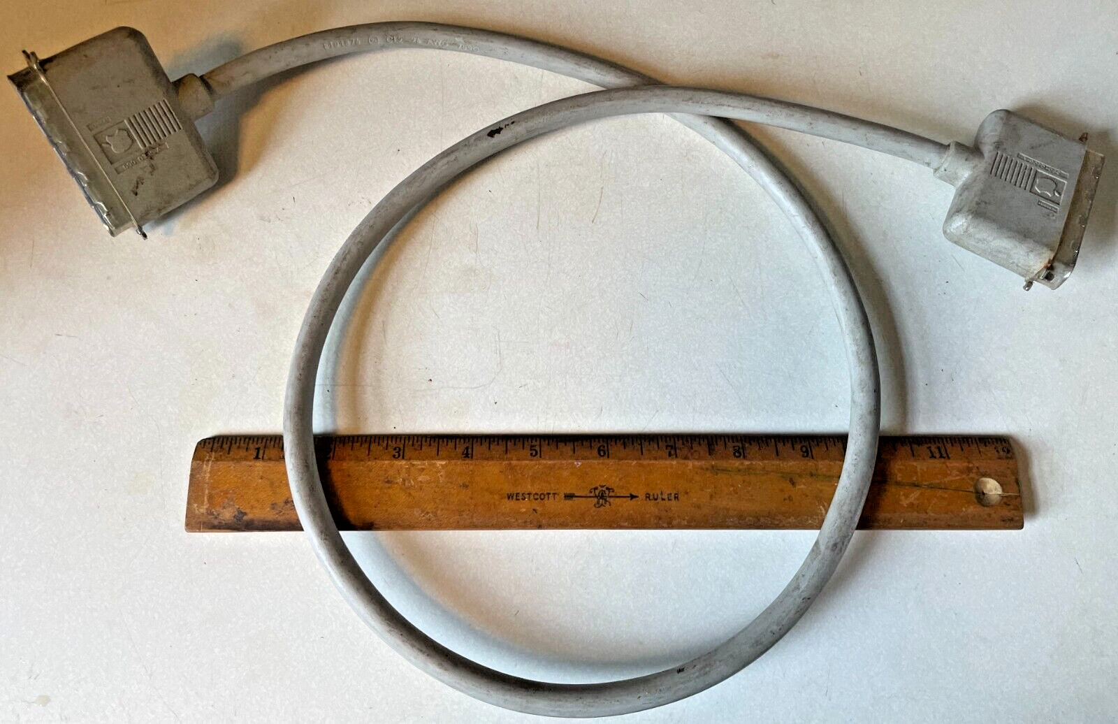 Vintage Apple Computer SCSI Cable Part Number 590-0306-A