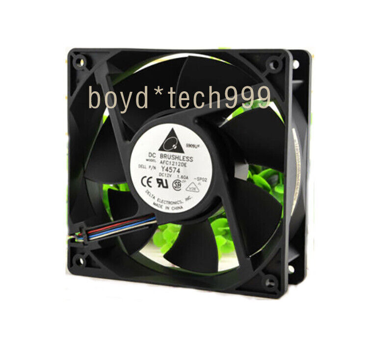 Connector Cooling Fan For DELTA AFC1212DE 120*120*38MM 12V 1.6A 12CM 5Pin DELL