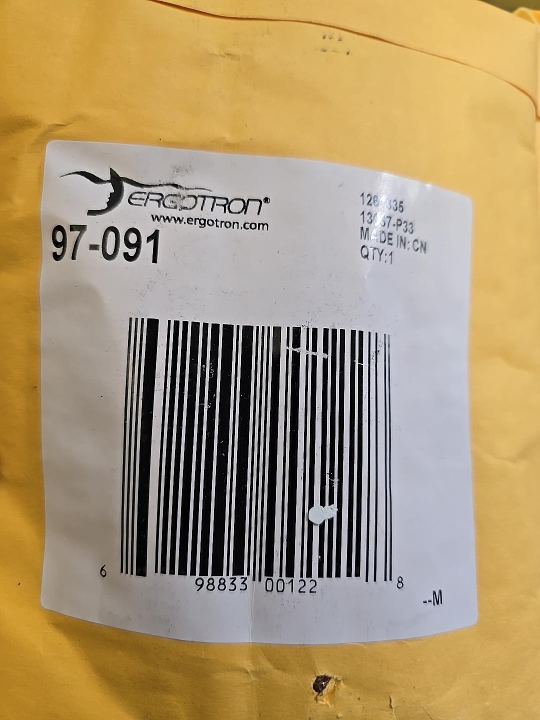 Ergotron 97-091 Track Mount Bracket Kit NEW SEALED Wall Track CPU Monitor Arm