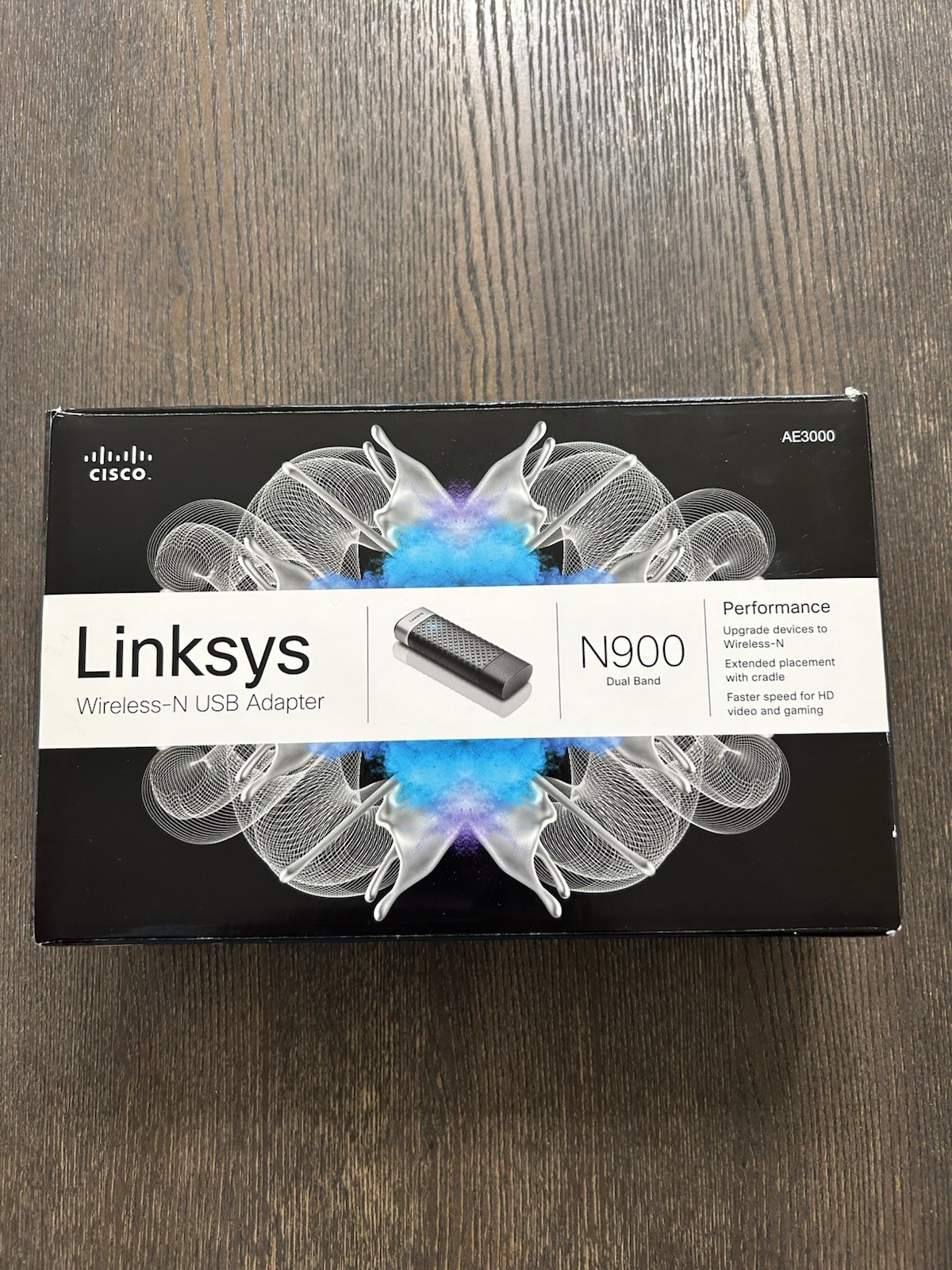 Linksys AE3000 N900 Dual-Band Wireless-N USB Adapter - 5GHz & 2.4GHz