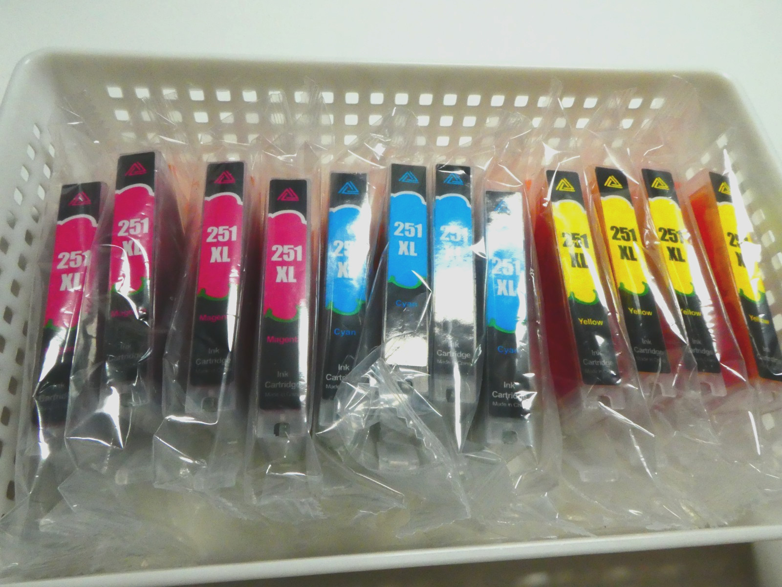 EZink Brand Ink Cartridges Canon compatible #251XL (4 each color)