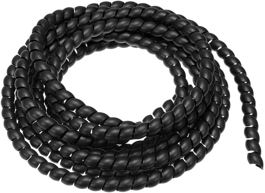 Flexible Spiral Cable Wrap Wire Cord Wraps Management Sleeve 8mm x 10mm Computer