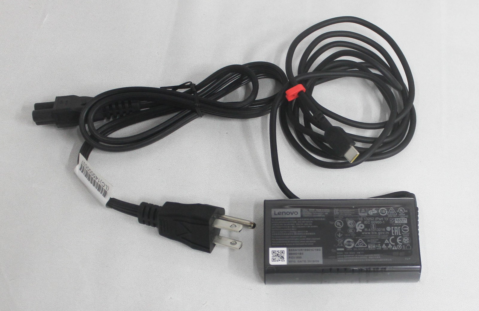 SA10R16901 LENOVO AC ADAPTER 65W 20/15/9/5V3PWWCHY IDEAPAD S940-14IIL "GRADE A"
