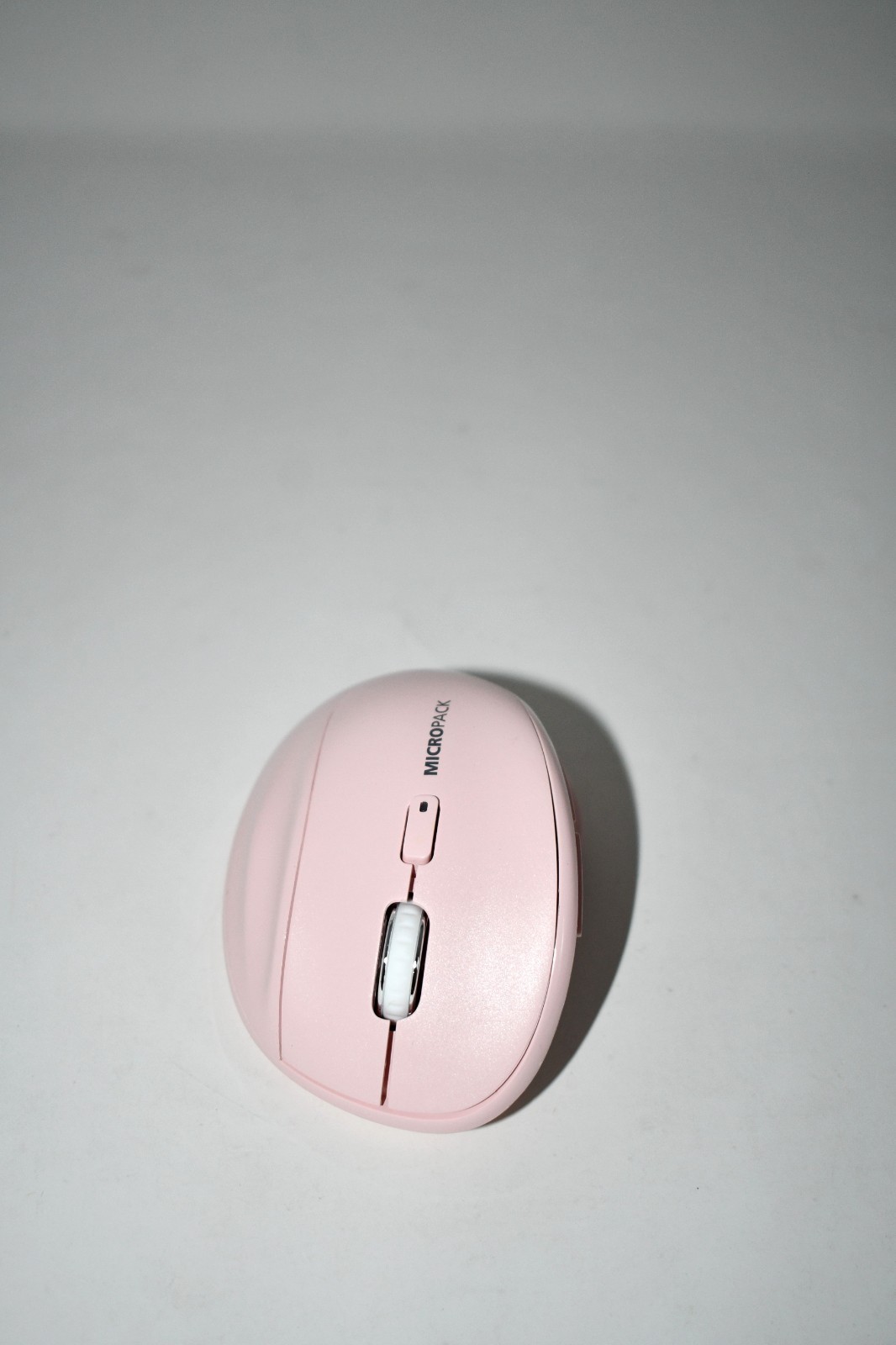 MICROPACK Ergonomic Wireless Vertical Mouse, USB Receiver, Pink, PC/ Laptop, NO