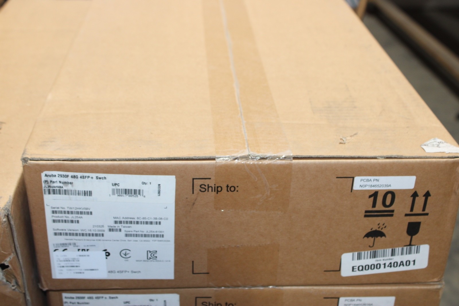 NEW JL253A I Brand New   HPE Aruba 2930F 24G 4SFP+ Switch