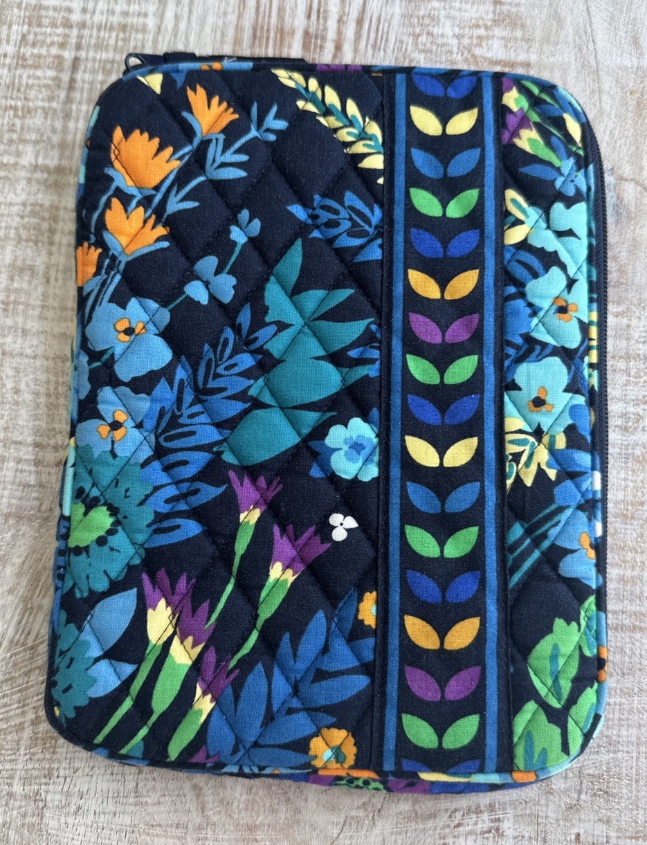 Vera Bradley E-Reader mini tablet sleeve in Midnight Blues
