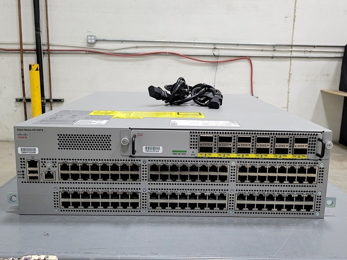 Cisco Nexus 9300 N9K-C93128TX V02 96-Port Network Switch