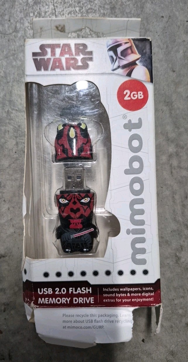 Mimoco Mimobot Star Wars Darth Maul 2GB USB Flash Drive 