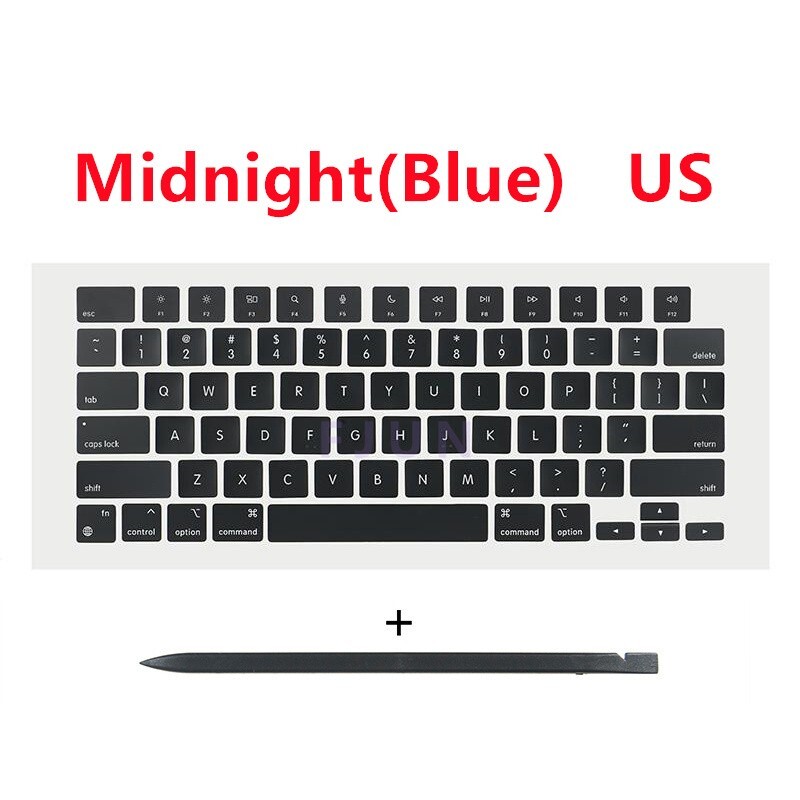 New US English Keycap Midnight Color For MacBook Air Retina 13" A2681 M2 2022