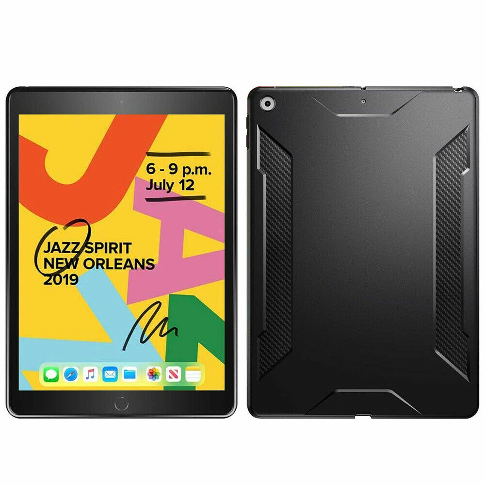Poetic For iPad 10.2 2021 2020 2019 Case Lightweight Slim Fit TPU Cover Black