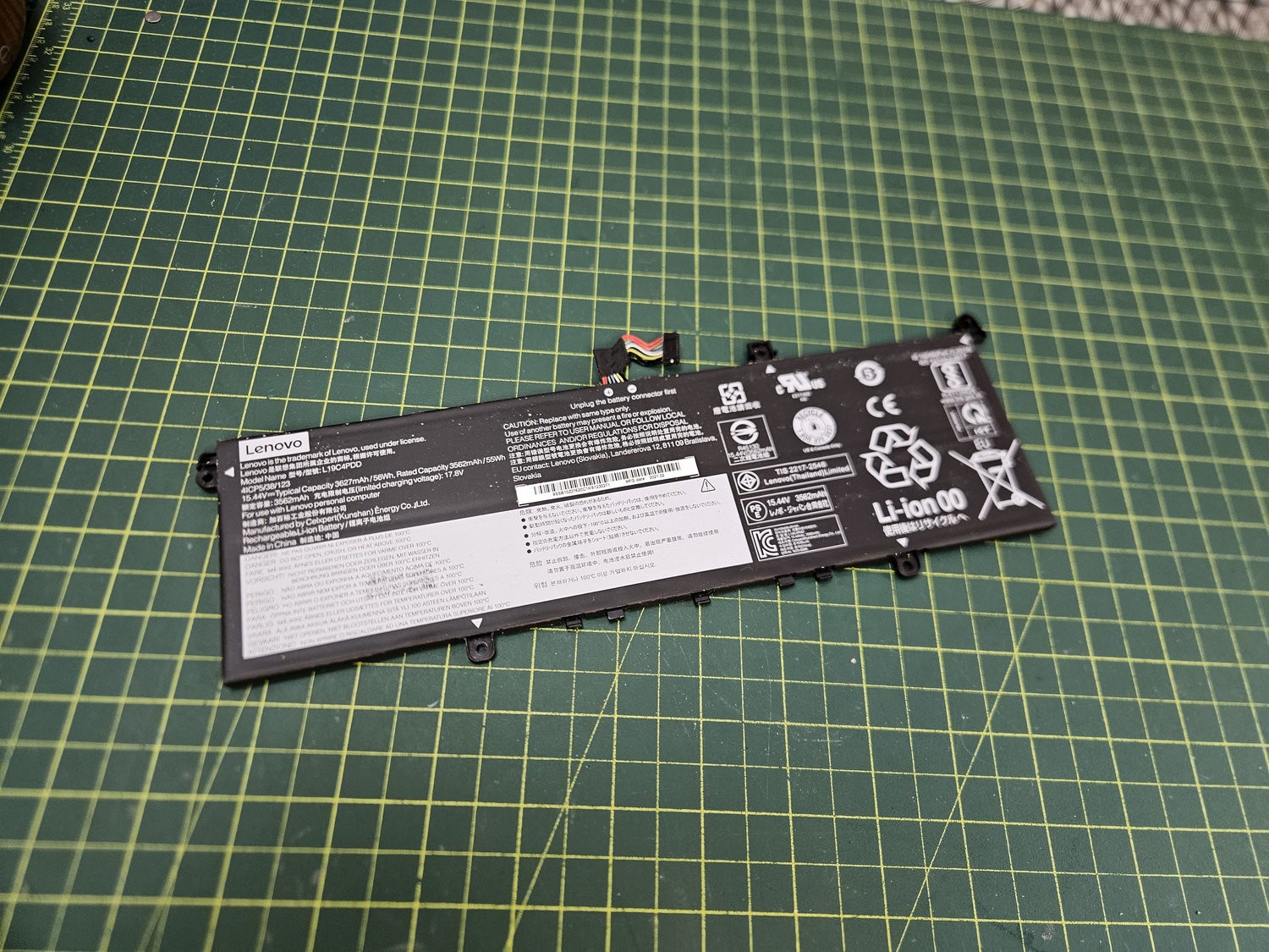 Genuine Lenovo ThinkBook 13s G2 Laptop Battery 15.44V 56Wh L19C4PDD 80-90%
