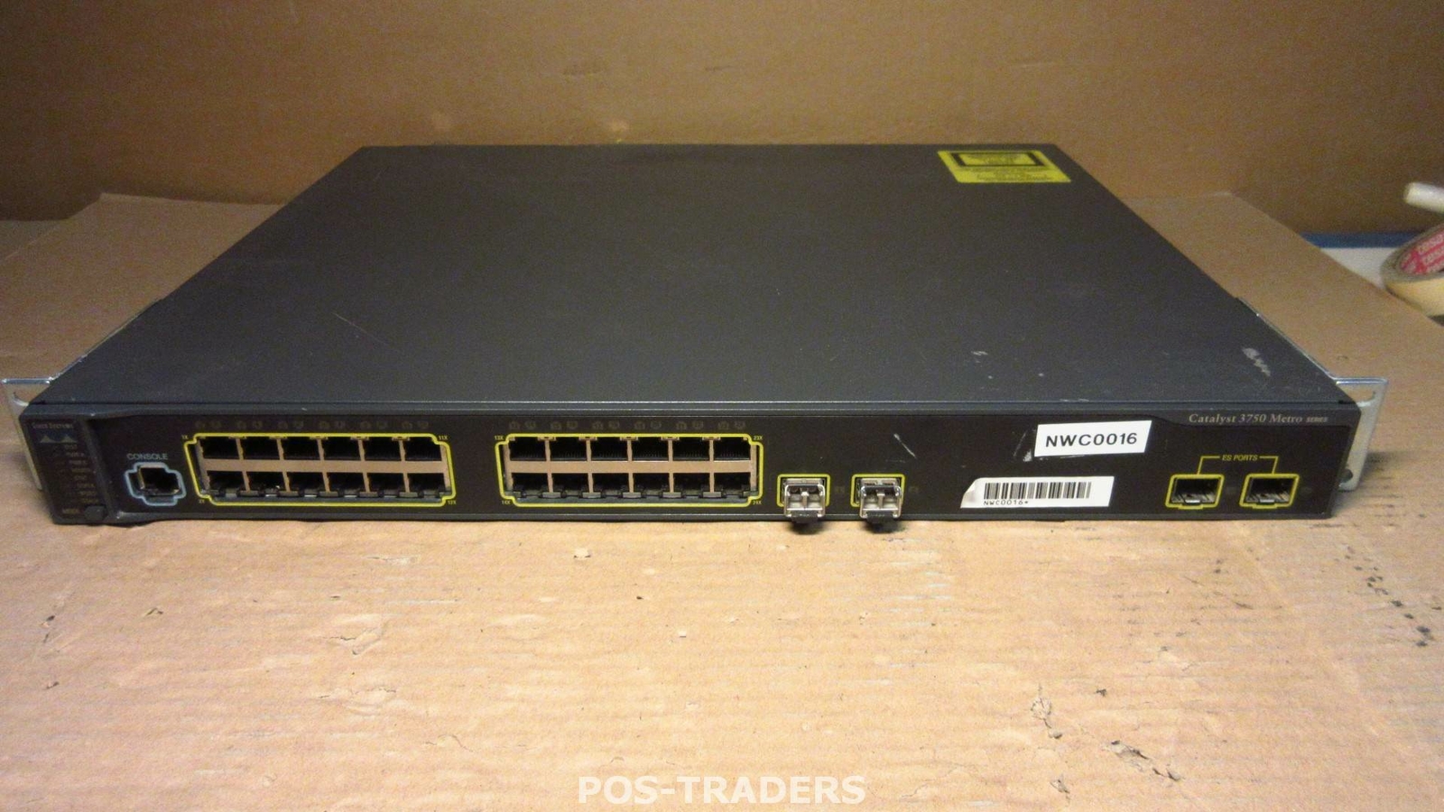 Cisco Catalyst ME-C3750-24TE-M 24-Port + 4 SFP 10/100 Metro Switch INCL 2X SFP'S