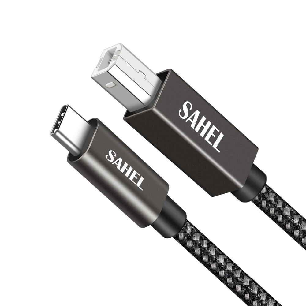 USB C Printer Cable 16ft ( 5m) (USB C to USB B Cable, USB B to USB C Cable)