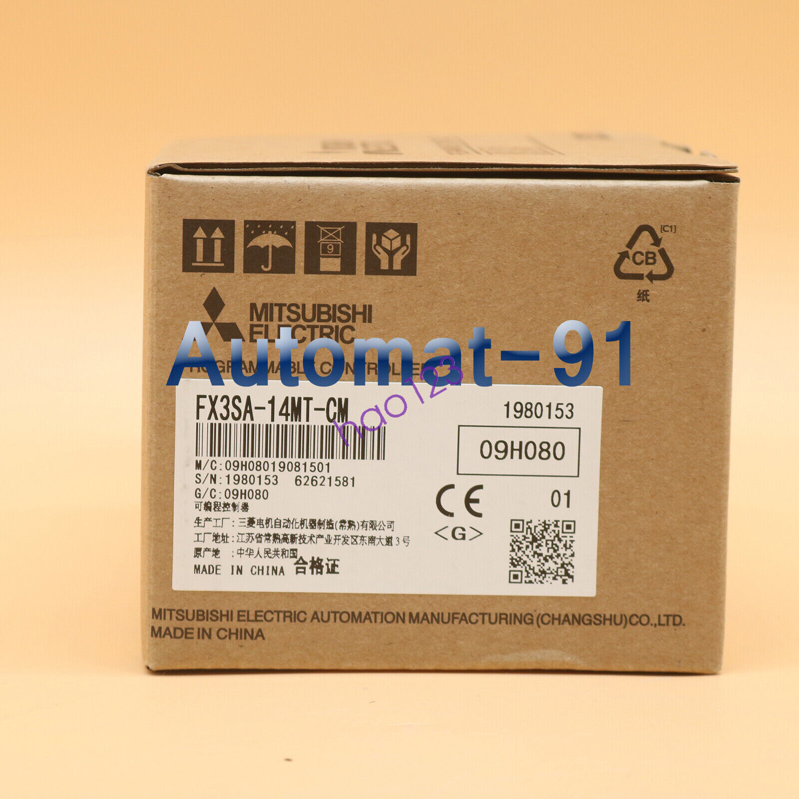 ONE Mitsubishi New FX3SA-14MT-CM PLC controller  DHL/FedEx
