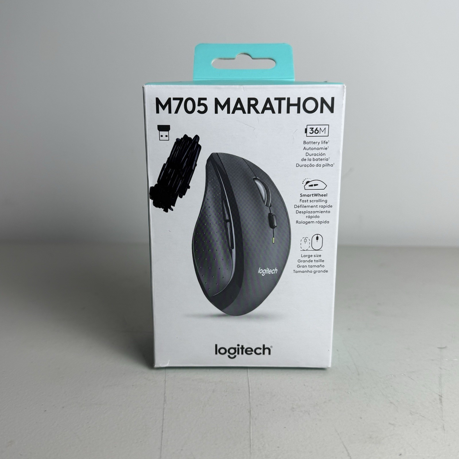Authentic Logitech Marathon M705 Wireless Mouse (910-001935)