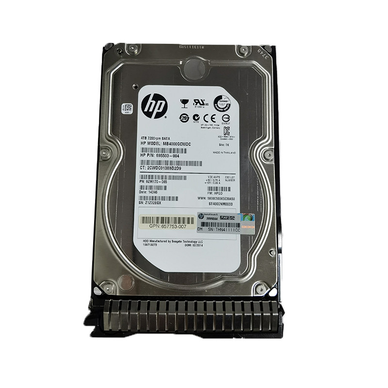 Compatible HPE 693687-B21 4TB 693720-001 7.2K 6G LFF 3.5" SC HDD SATA Gen8 HDD