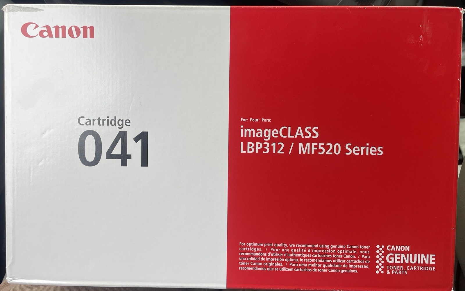 Canon 041 Original Toner Cartridge - Black (0452C001)