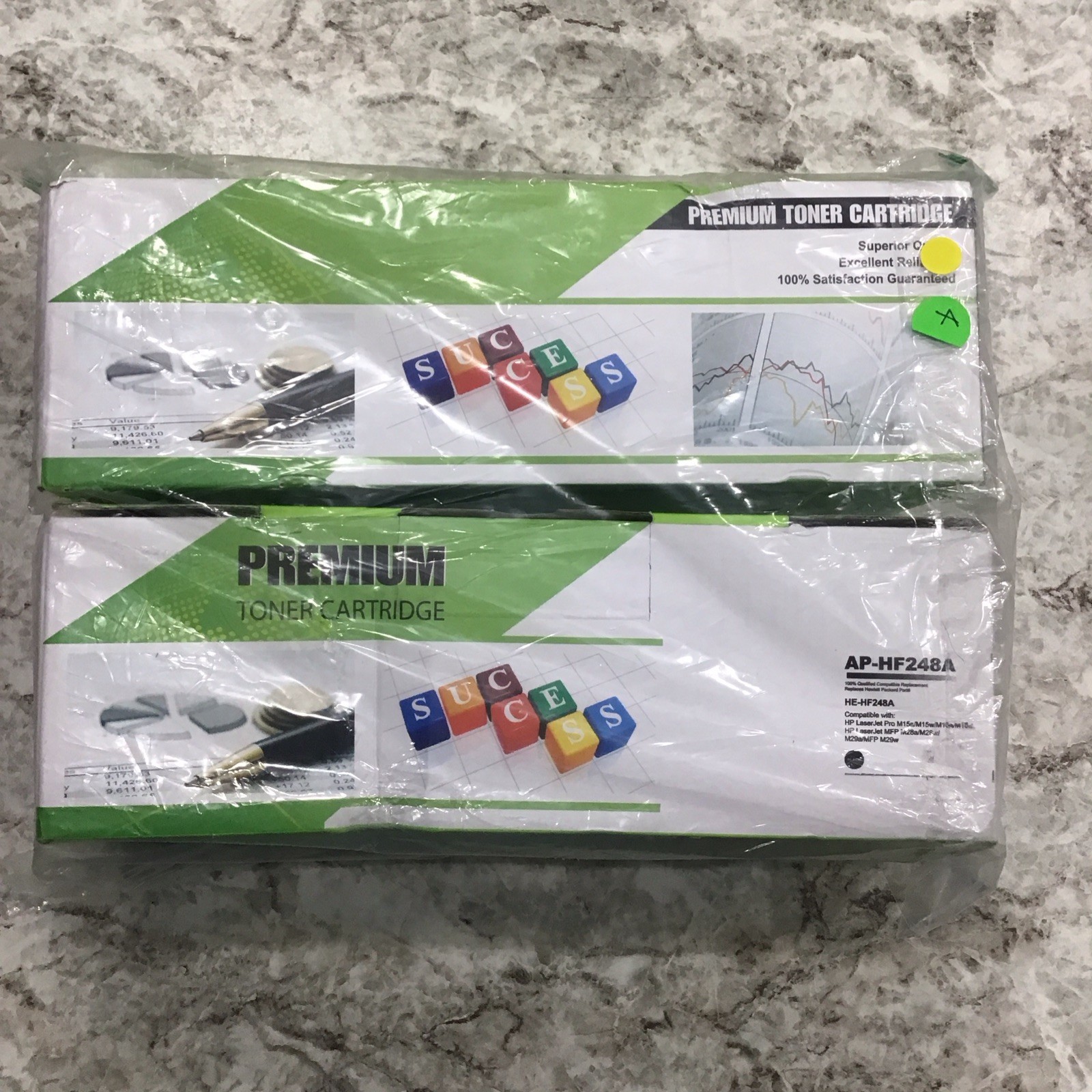 (2) Black Premium Toner Cartridge AP-HF248Am Brand new 2 Pack