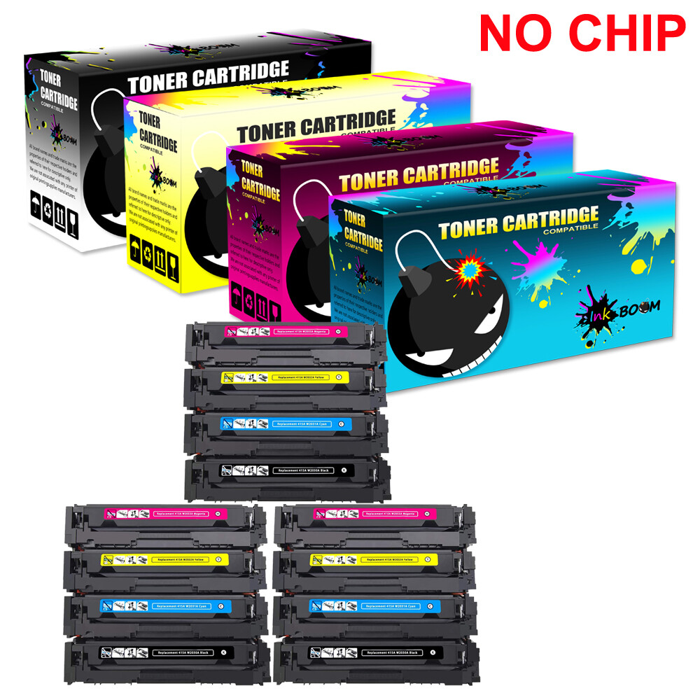 12 Toner replace for HP CF415A NOCHIP W2030A-3A Color LaserJet M454dn M454dw