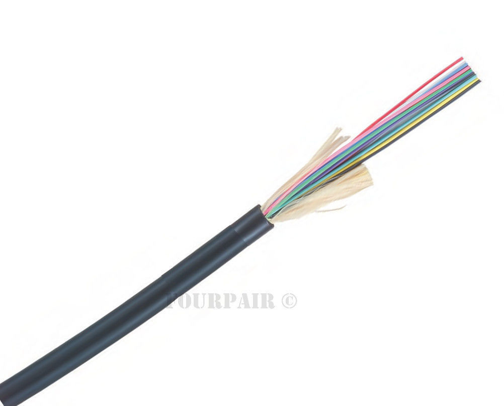6-Strand Multimode 62.5 Armored Burial Fiber Optic Cable - Custom Cuts Per 1ft