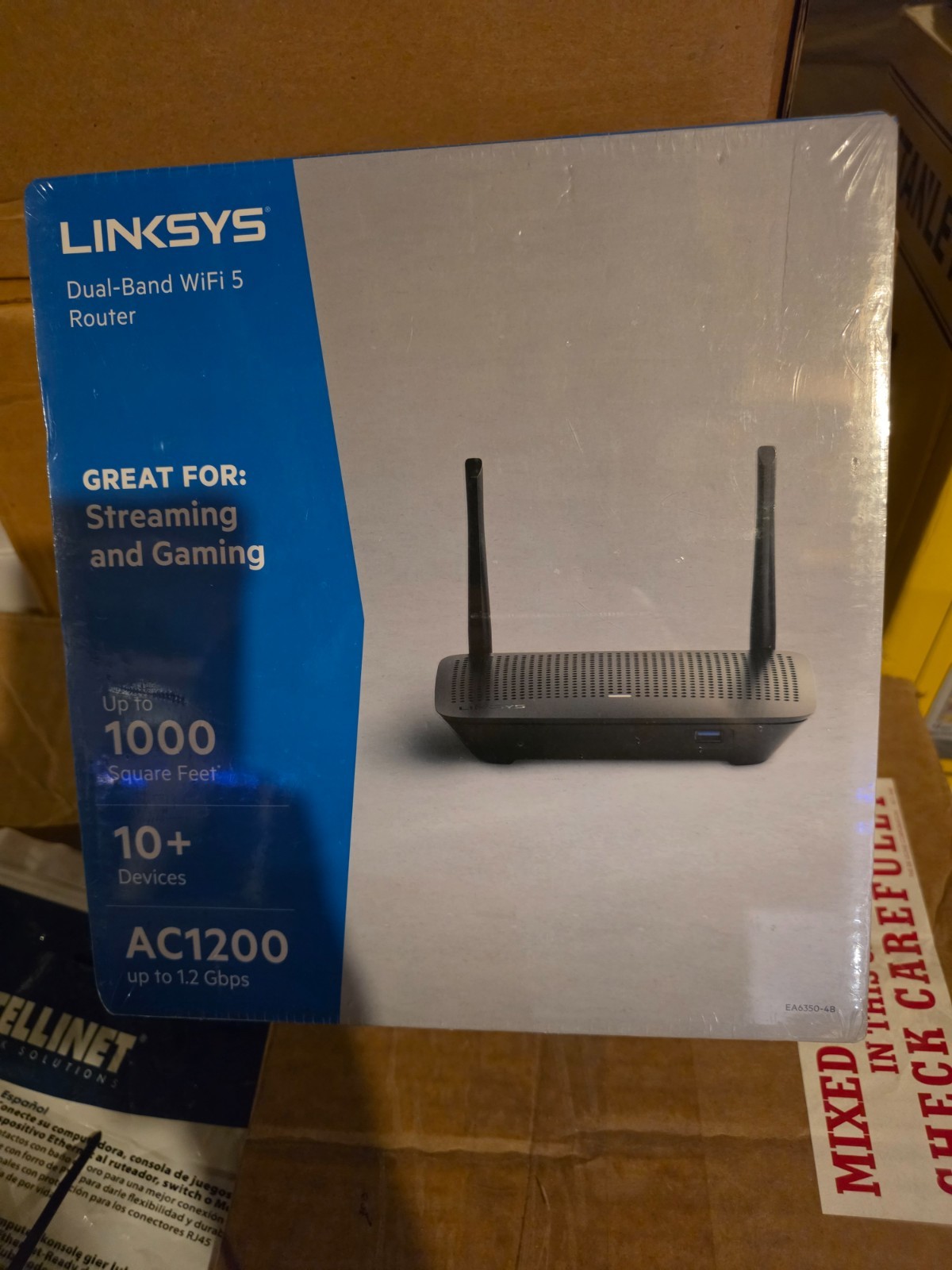 Linksys EA6350-4B AC1200 Dual-Band WiFi 5 Wireless Router New Sealed