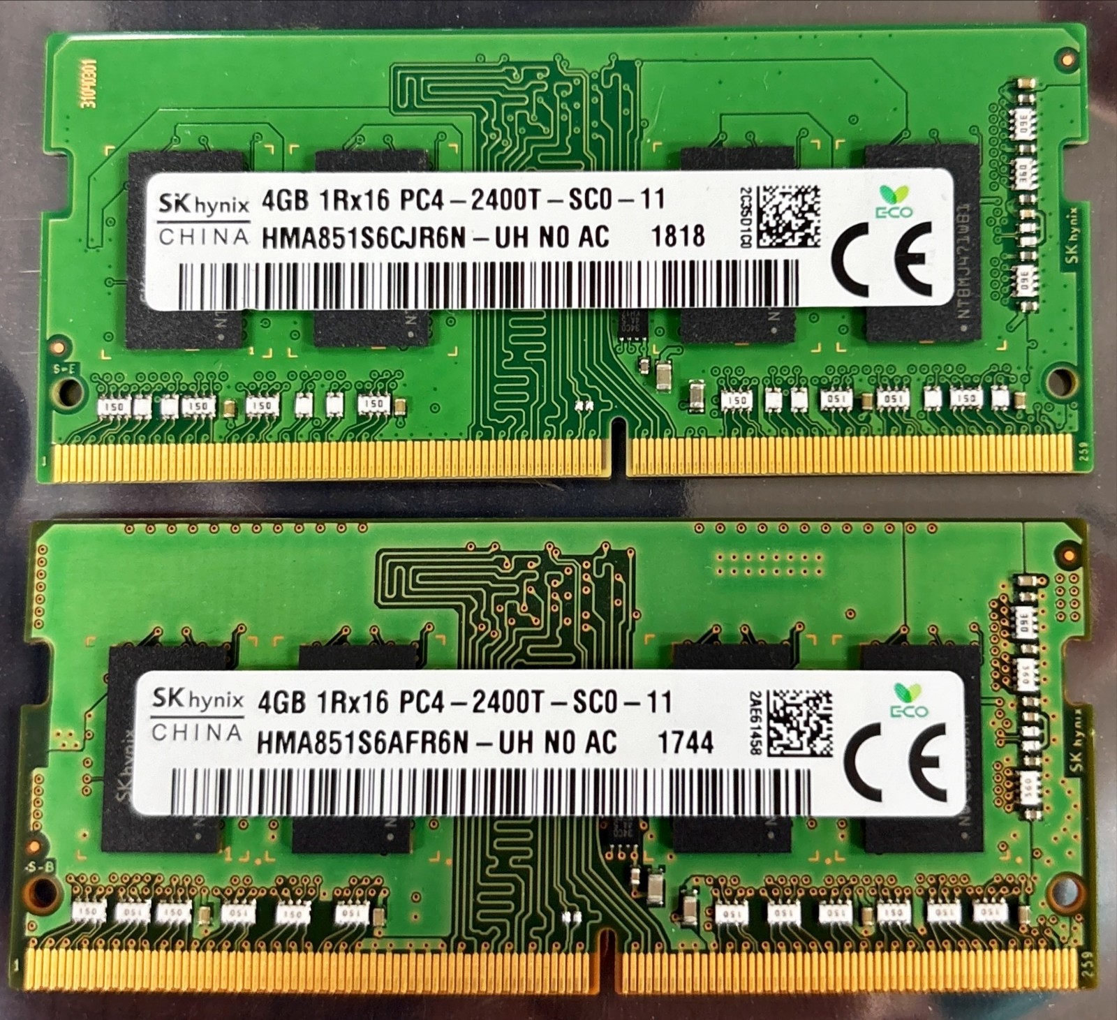 SK hynix 8GB (2x4GB) DDR4-2400 SO-DIMM Laptop RAM