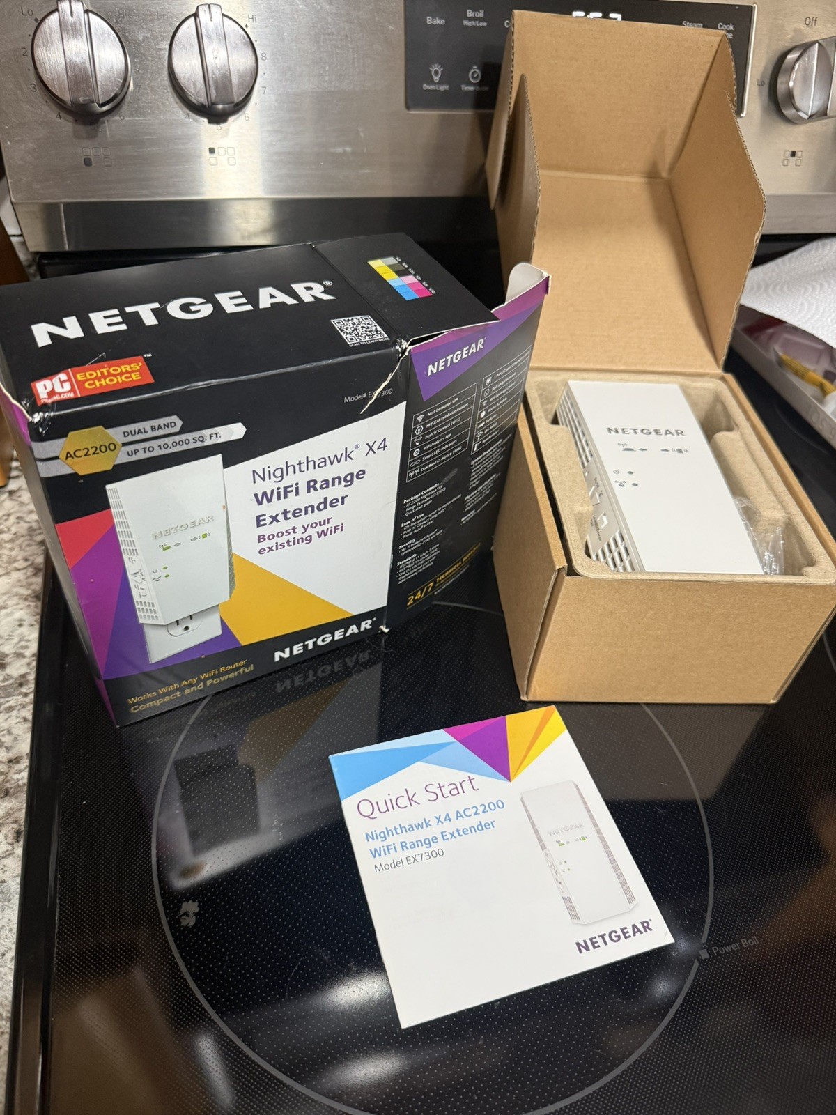 Netgear EX7500 Nighthawk X4S AC2200 Tri-Band Wi-Fi Mesh Range Extender